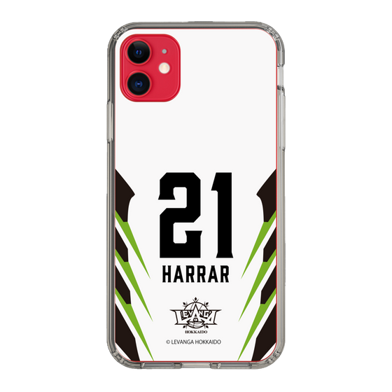 スリムプロテクションケース［ レバンガ北海道 - #21 HARRAR - AWAY - 裏 ］