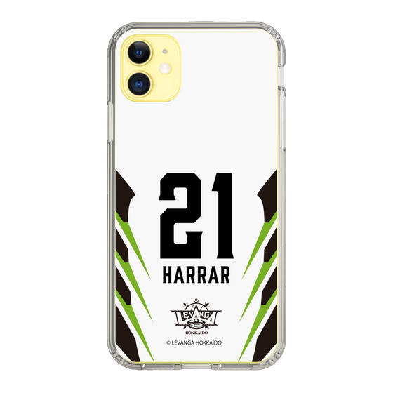 スリムプロテクションケース［ レバンガ北海道 - #21 HARRAR - AWAY - 裏 ］