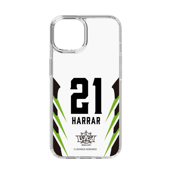 スリムプロテクションケース［ レバンガ北海道 - #21 HARRAR - AWAY - 裏 ］