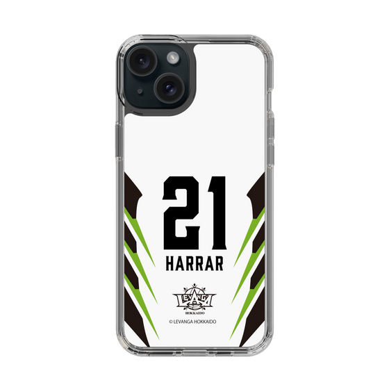 スリムプロテクションケース［ レバンガ北海道 - #21 HARRAR - AWAY - 裏 ］