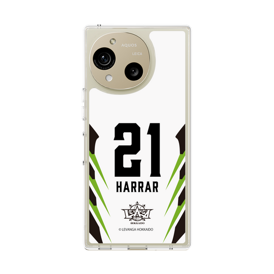 スリムプロテクションケース［ レバンガ北海道 - #21 HARRAR - AWAY - 裏 ］