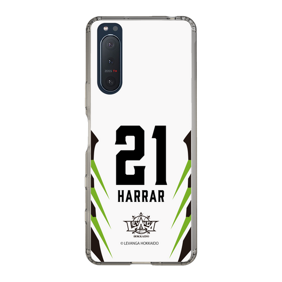 スリムプロテクションケース［ レバンガ北海道 - #21 HARRAR - AWAY - 裏 ］