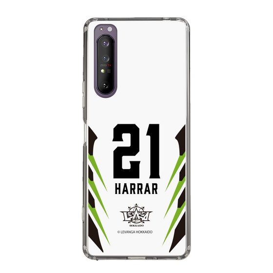 スリムプロテクションケース［ レバンガ北海道 - #21 HARRAR - AWAY - 裏 ］