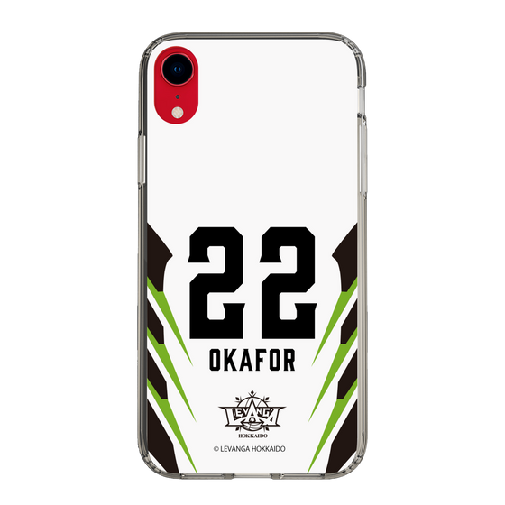 スリムプロテクションケース［ レバンガ北海道 - #22 OKAFOR - AWAY - 裏 ］