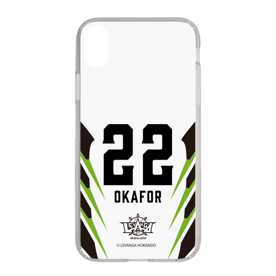 スリムプロテクションケース［ レバンガ北海道 - #22 OKAFOR - AWAY - 裏 ］