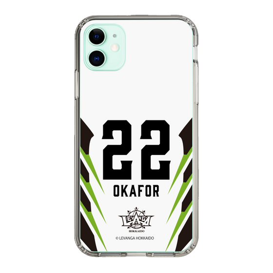 スリムプロテクションケース［ レバンガ北海道 - #22 OKAFOR - AWAY - 裏 ］