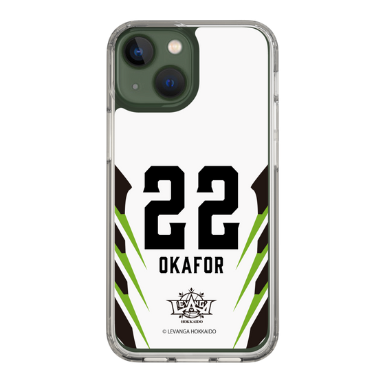 スリムプロテクションケース［ レバンガ北海道 - #22 OKAFOR - AWAY - 裏 ］