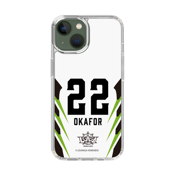 スリムプロテクションケース［ レバンガ北海道 - #22 OKAFOR - AWAY - 裏 ］