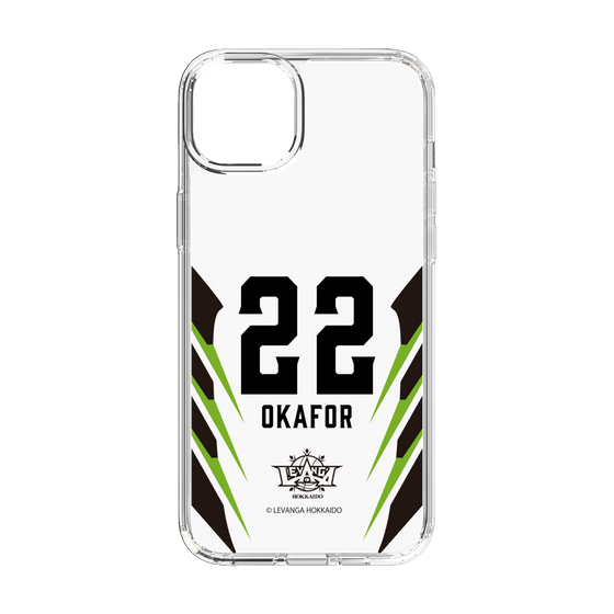 スリムプロテクションケース［ レバンガ北海道 - #22 OKAFOR - AWAY - 裏 ］