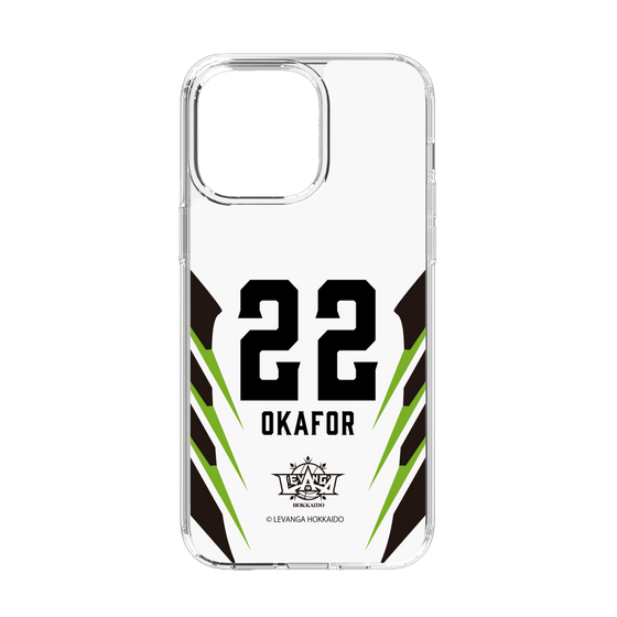 スリムプロテクションケース［ レバンガ北海道 - #22 OKAFOR - AWAY - 裏 ］