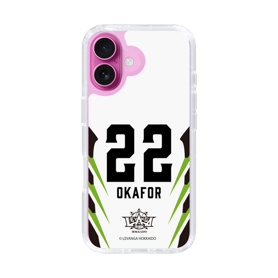 スリムプロテクションケース［ レバンガ北海道 - #22 OKAFOR - AWAY - 裏 ］