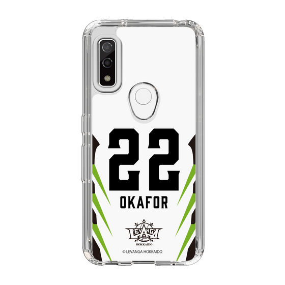 スリムプロテクションケース［ レバンガ北海道 - #22 OKAFOR - AWAY - 裏 ］