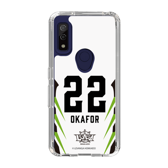 スリムプロテクションケース［ レバンガ北海道 - #22 OKAFOR - AWAY - 裏 ］