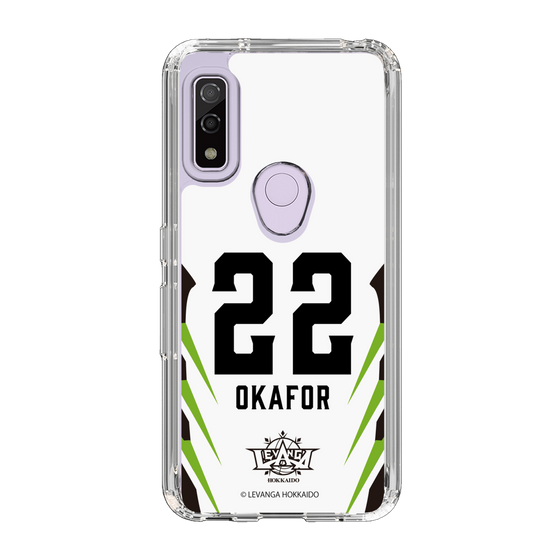 スリムプロテクションケース［ レバンガ北海道 - #22 OKAFOR - AWAY - 裏 ］