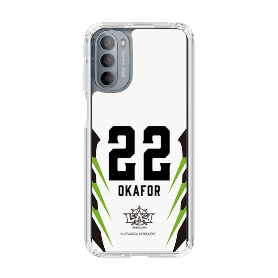 スリムプロテクションケース［ レバンガ北海道 - #22 OKAFOR - AWAY - 裏 ］
