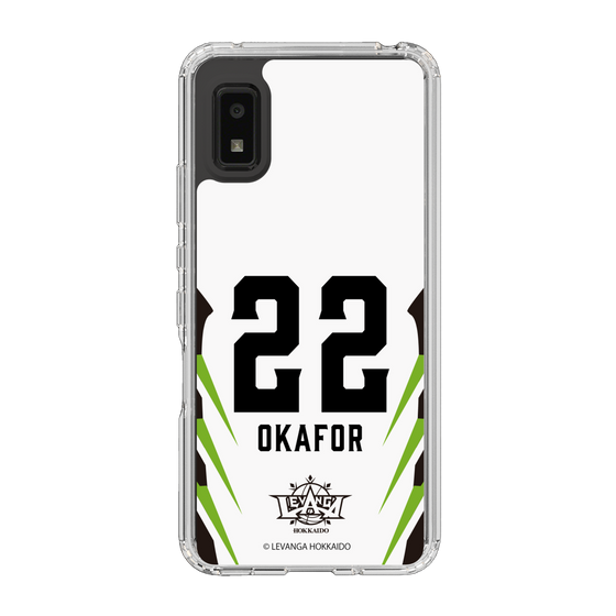 スリムプロテクションケース［ レバンガ北海道 - #22 OKAFOR - AWAY - 裏 ］