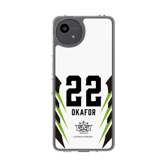 スリムプロテクションケース［ レバンガ北海道 - #22 OKAFOR - AWAY - 裏 ］