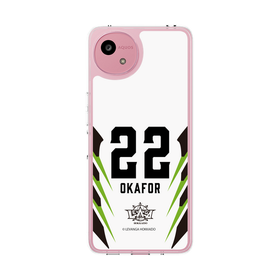 スリムプロテクションケース［ レバンガ北海道 - #22 OKAFOR - AWAY - 裏 ］