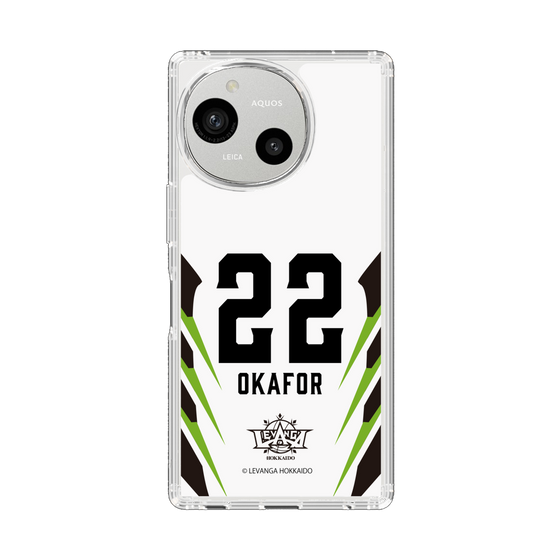 スリムプロテクションケース［ レバンガ北海道 - #22 OKAFOR - AWAY - 裏 ］