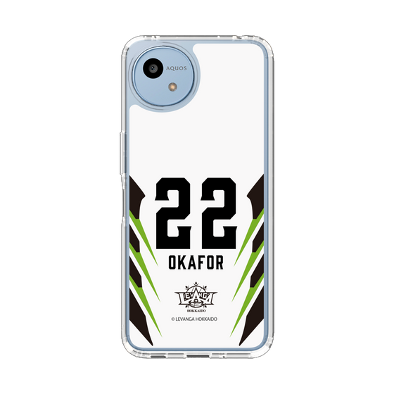 スリムプロテクションケース［ レバンガ北海道 - #22 OKAFOR - AWAY - 裏 ］
