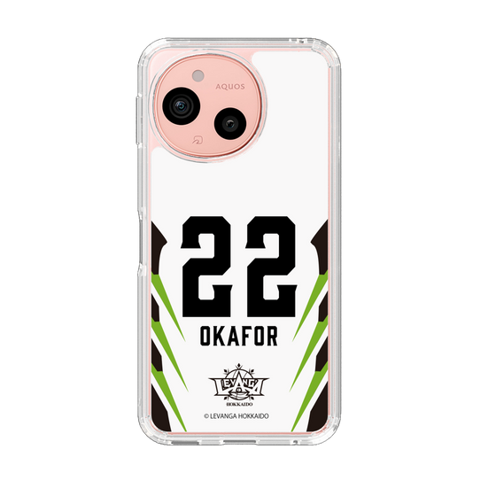 スリムプロテクションケース［ レバンガ北海道 - #22 OKAFOR - AWAY - 裏 ］