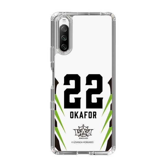 スリムプロテクションケース［ レバンガ北海道 - #22 OKAFOR - AWAY - 裏 ］