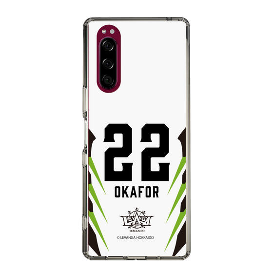 スリムプロテクションケース［ レバンガ北海道 - #22 OKAFOR - AWAY - 裏 ］