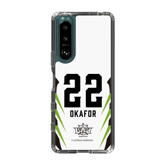 スリムプロテクションケース［ レバンガ北海道 - #22 OKAFOR - AWAY - 裏 ］