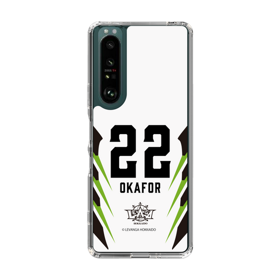スリムプロテクションケース［ レバンガ北海道 - #22 OKAFOR - AWAY - 裏 ］