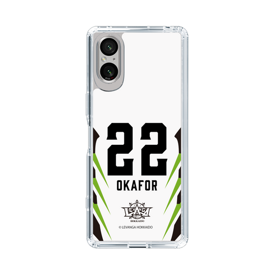 スリムプロテクションケース［ レバンガ北海道 - #22 OKAFOR - AWAY - 裏 ］