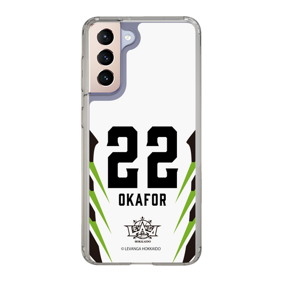 スリムプロテクションケース［ レバンガ北海道 - #22 OKAFOR - AWAY - 裏 ］
