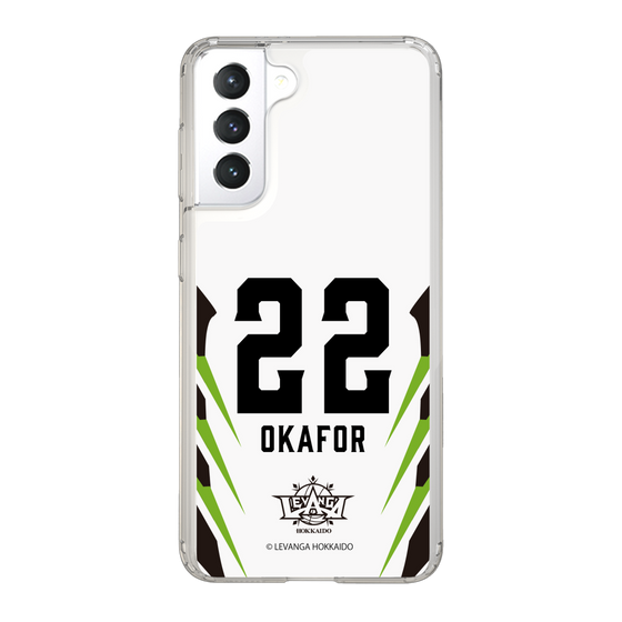 スリムプロテクションケース［ レバンガ北海道 - #22 OKAFOR - AWAY - 裏 ］