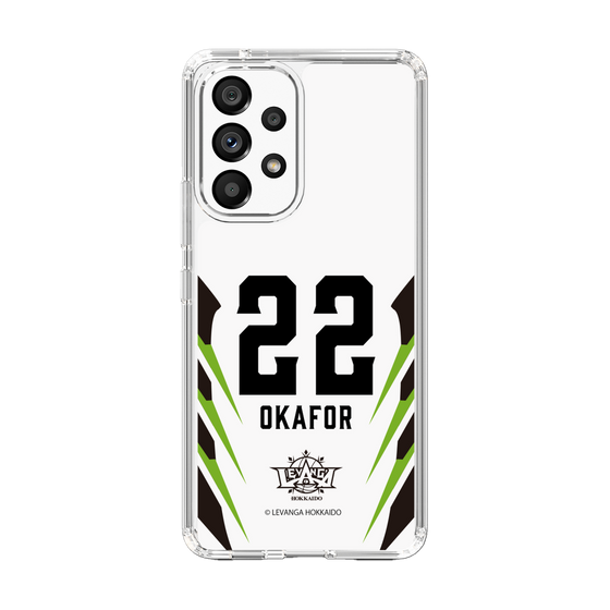 スリムプロテクションケース［ レバンガ北海道 - #22 OKAFOR - AWAY - 裏 ］