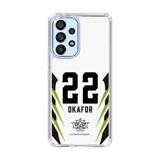 スリムプロテクションケース［ レバンガ北海道 - #22 OKAFOR - AWAY - 裏 ］