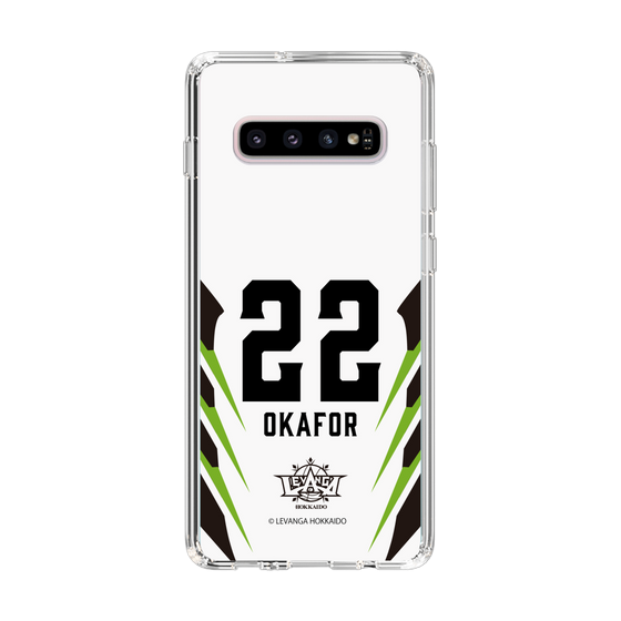 スリムプロテクションケース［ レバンガ北海道 - #22 OKAFOR - AWAY - 裏 ］