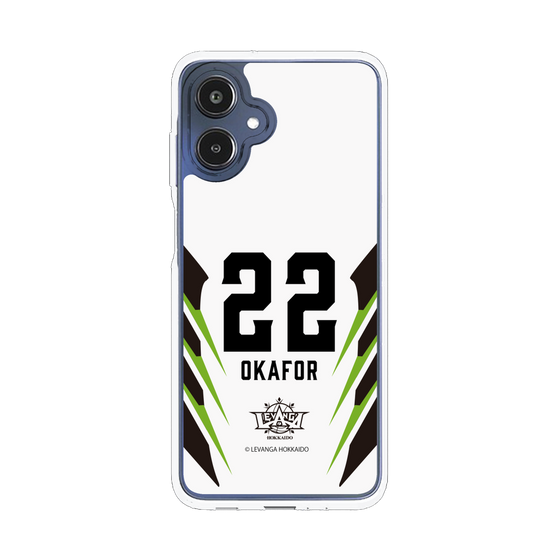 スリムプロテクションケース［ レバンガ北海道 - #22 OKAFOR - AWAY - 裏 ］