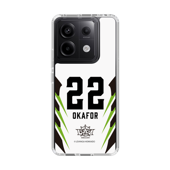 スリムプロテクションケース［ レバンガ北海道 - #22 OKAFOR - AWAY - 裏 ］