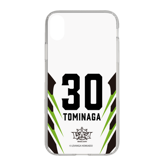 スリムプロテクションケース［ レバンガ北海道 - #30 TOMINAGA - AWAY - 裏 ］