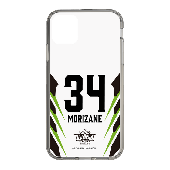 スリムプロテクションケース［ レバンガ北海道 - #34 MORIZANE - AWAY - 裏 ］