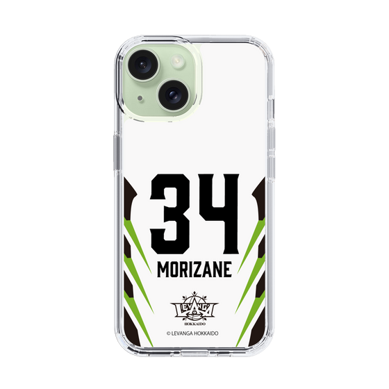 スリムプロテクションケース［ レバンガ北海道 - #34 MORIZANE - AWAY - 裏 ］