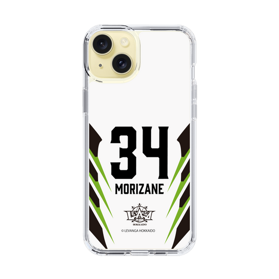 スリムプロテクションケース［ レバンガ北海道 - #34 MORIZANE - AWAY - 裏 ］