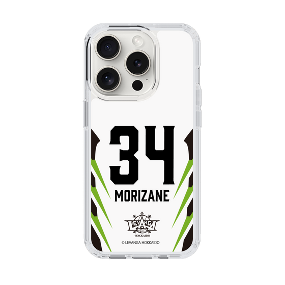 スリムプロテクションケース［ レバンガ北海道 - #34 MORIZANE - AWAY - 裏 ］
