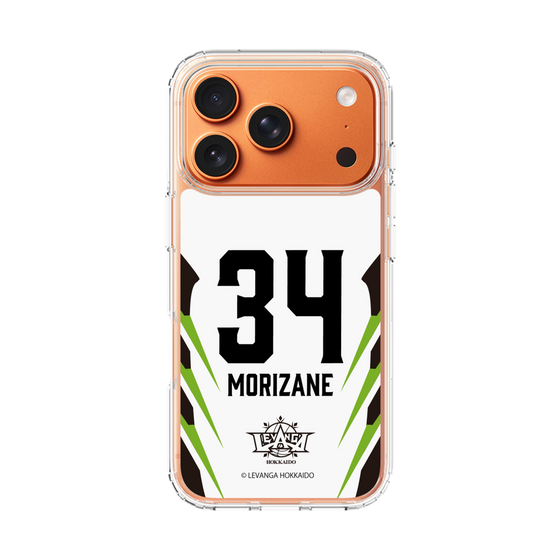 スリムプロテクションケース［ レバンガ北海道 - #34 MORIZANE - AWAY - 裏 ］