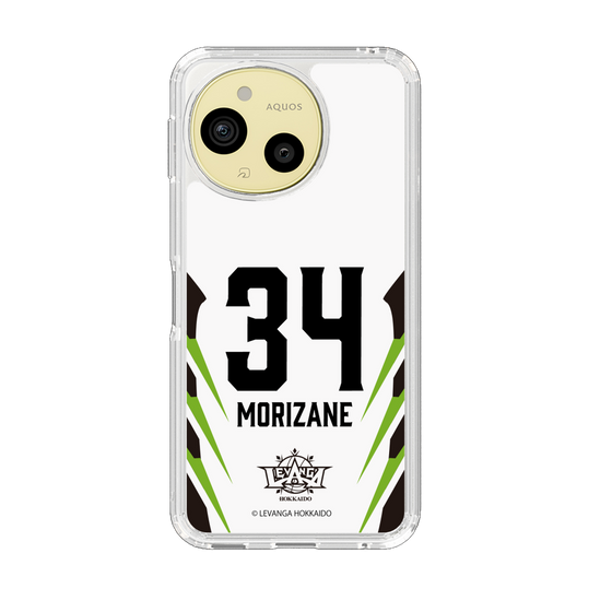 スリムプロテクションケース［ レバンガ北海道 - #34 MORIZANE - AWAY - 裏 ］