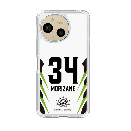 スリムプロテクションケース［ レバンガ北海道 - #34 MORIZANE - AWAY - 裏 ］
