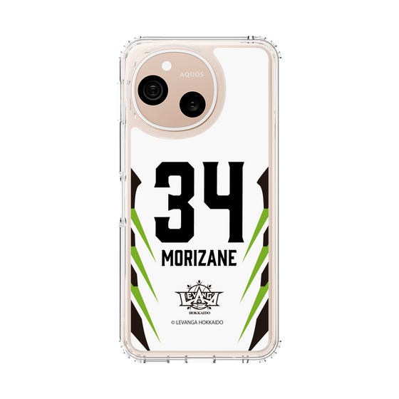 スリムプロテクションケース［ レバンガ北海道 - #34 MORIZANE - AWAY - 裏 ］