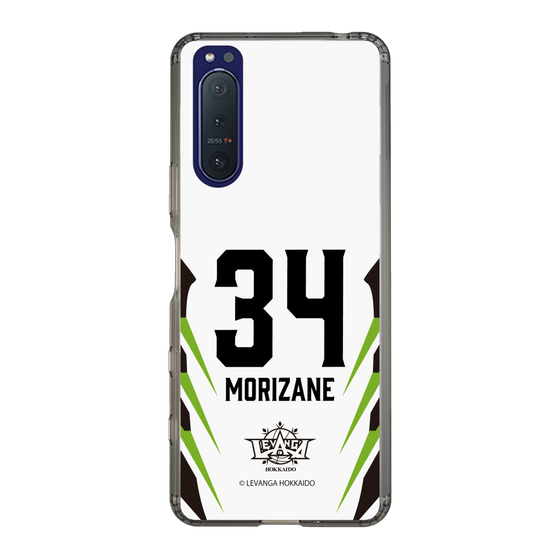 スリムプロテクションケース［ レバンガ北海道 - #34 MORIZANE - AWAY - 裏 ］