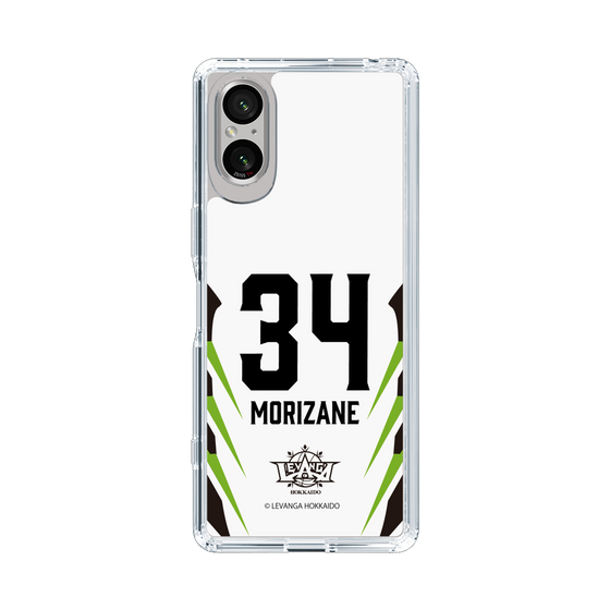 スリムプロテクションケース［ レバンガ北海道 - #34 MORIZANE - AWAY - 裏 ］