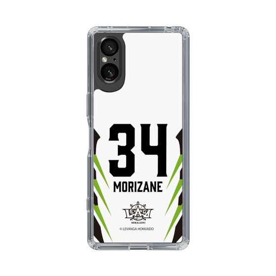 スリムプロテクションケース［ レバンガ北海道 - #34 MORIZANE - AWAY - 裏 ］