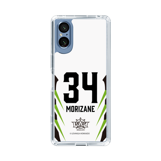 スリムプロテクションケース［ レバンガ北海道 - #34 MORIZANE - AWAY - 裏 ］